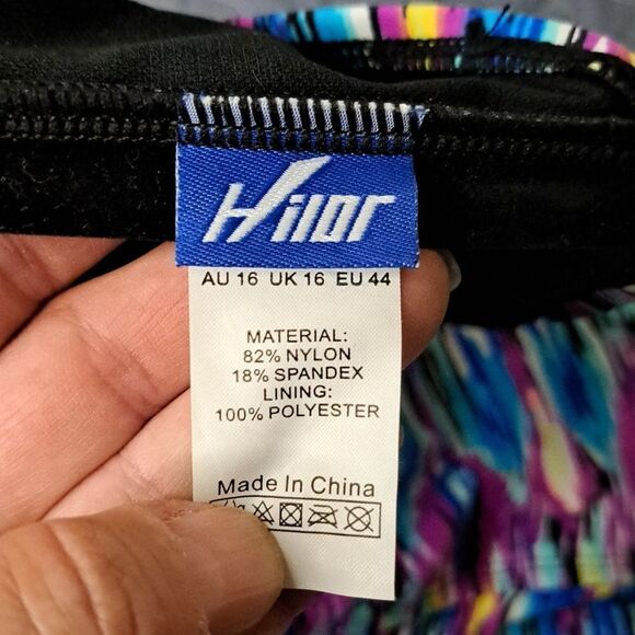 HIlor strapless swim top size 12 - Picture 3 of 4